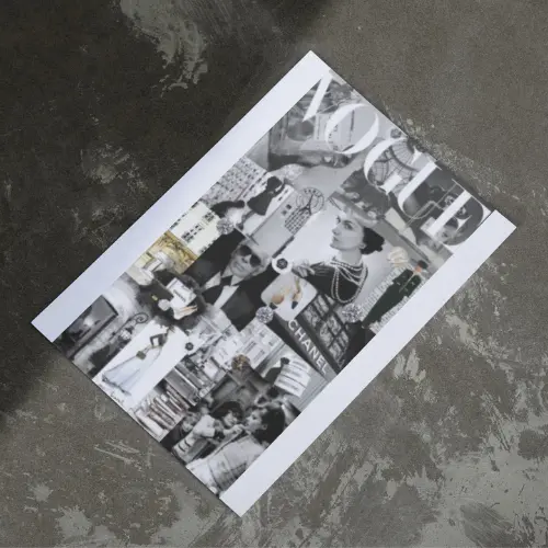 mockup moodboard chanel