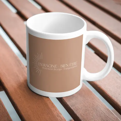 mockup logo en racine