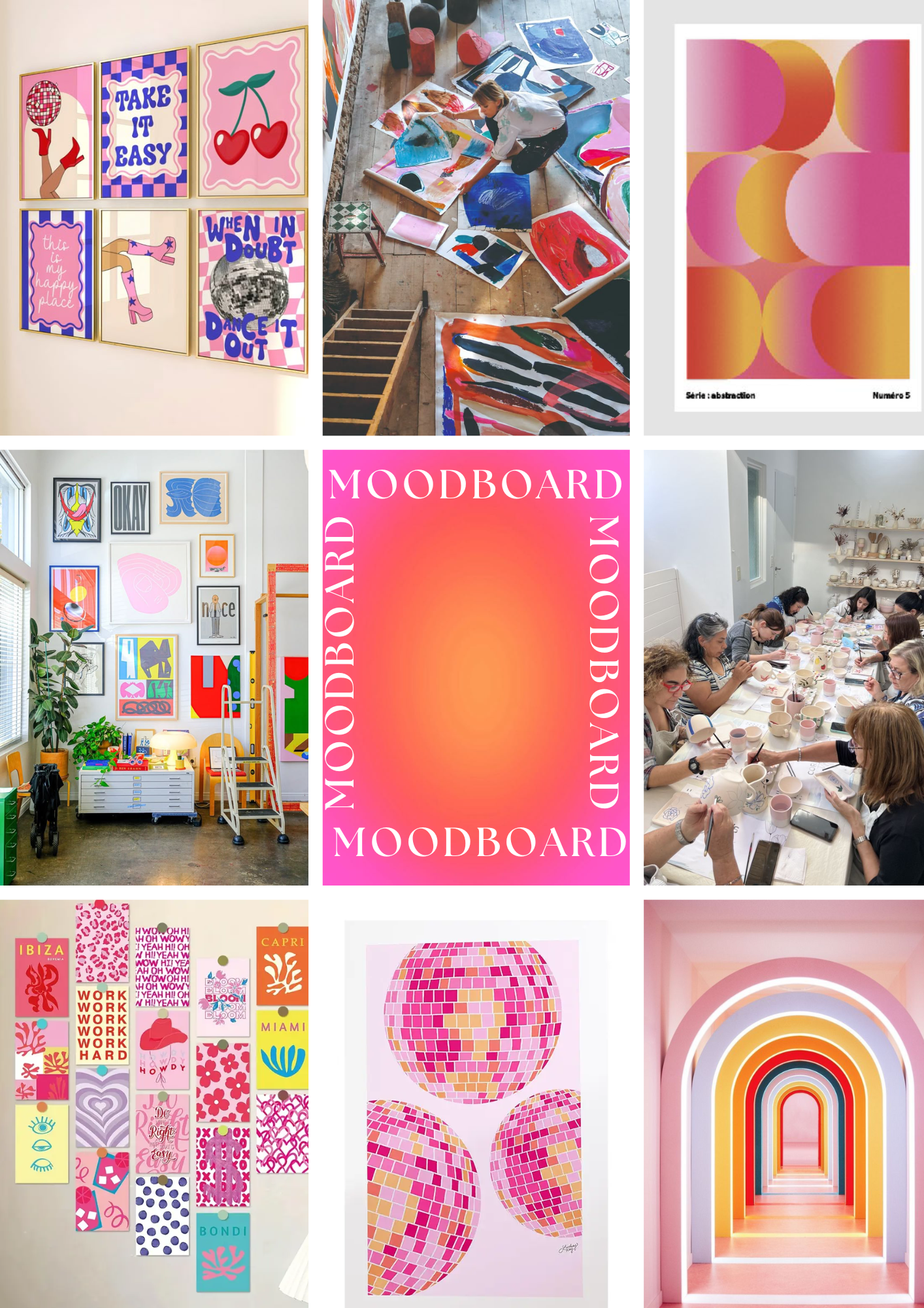 Moodboard biref créatif